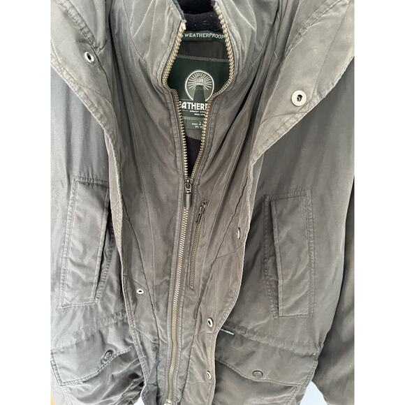 Weatherproof Vintage Men L Jacket Heavy Quilted Lining Utility Outdoors Workwear - Picture 4 of 7